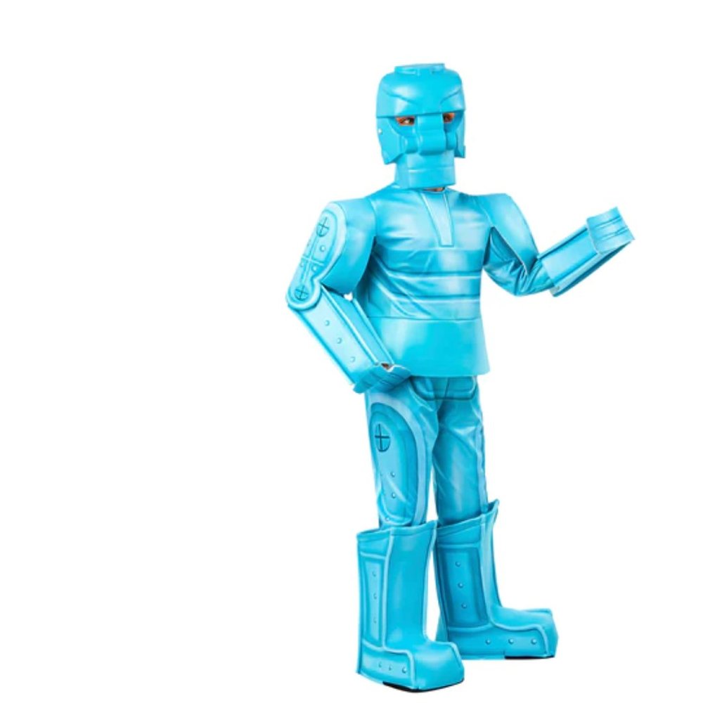 Kids Mattel Rock'em Sock'em Robots Blue Bomber Costume - M ( 6-8 years )